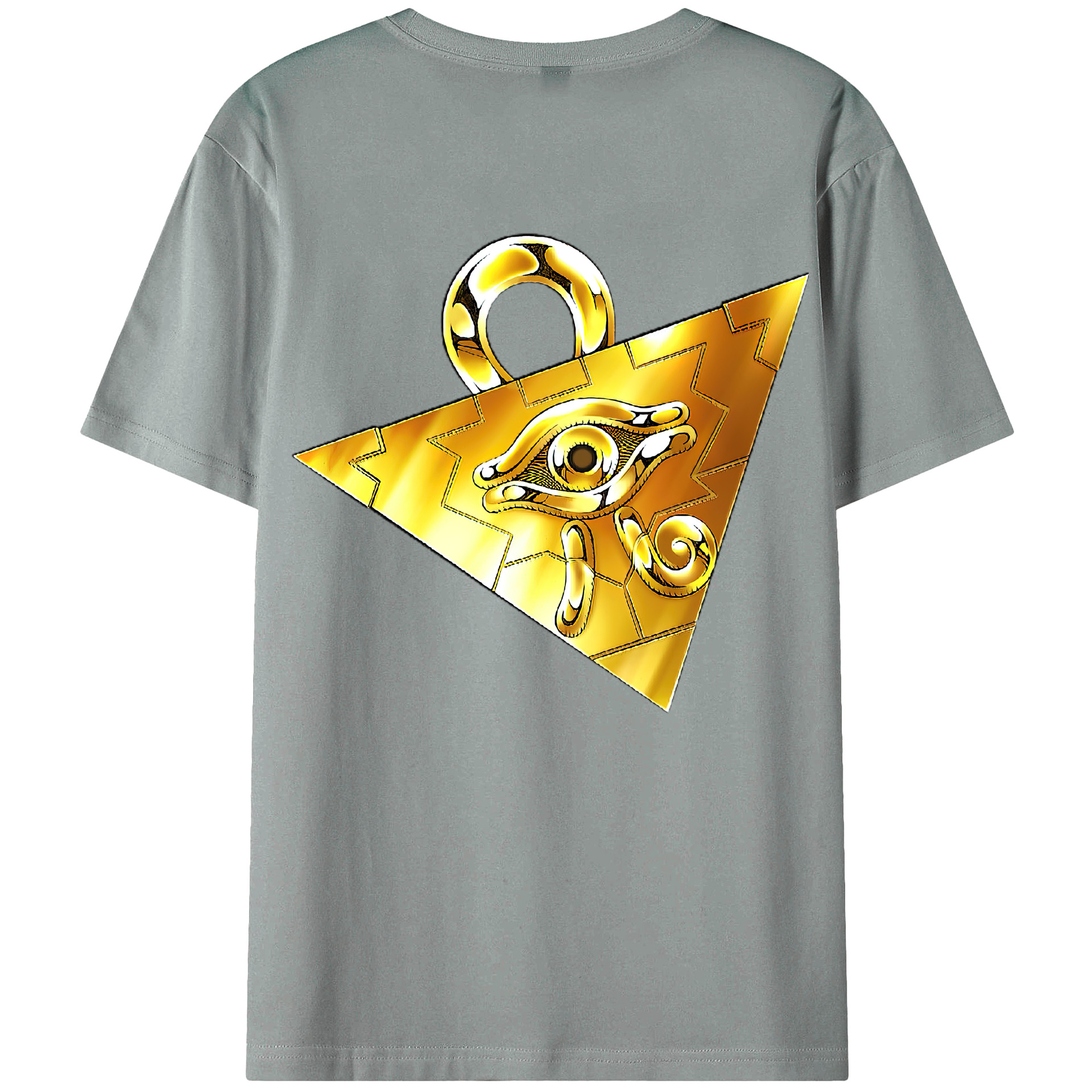 （画像用） 遊☆戯☆王 Yu-Gi-Oh! 綿100％ メンズ半袖Tシャツ（バックプリント） 通気性